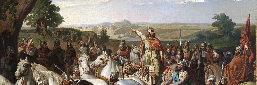 King Rodrigo haranguing his troops (excerpt)