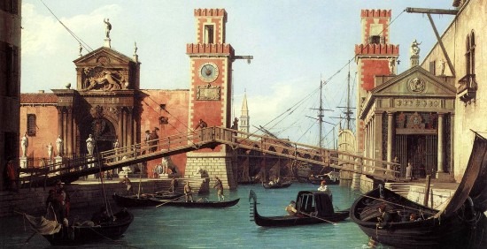 The Venetian Arsenal. Construction started soon after the First Crusade