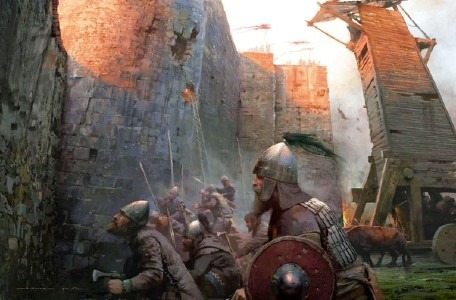 The Gothic Siege of Rome, trapping general Belisarius inside the city