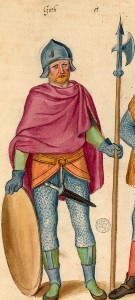 16th-century depiction of a Gothic soldier