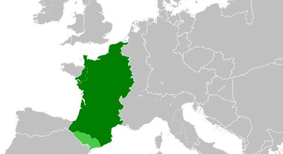 West Francia, one of the successor states of the Carolingian Empire