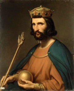 French king Hugh Capet, founder of the Capetian dynasty