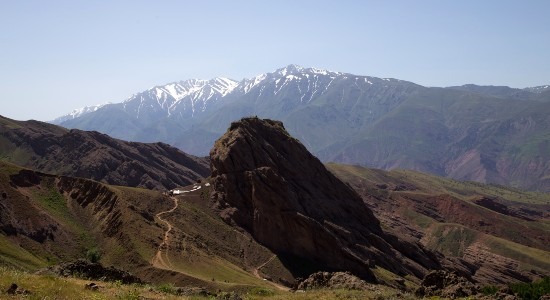 Alamut, where Hassan's Order of Assassins would be founded