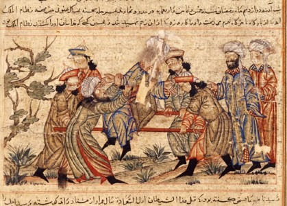 The first target of the Order of Assassins: vizier Nizam al-Mulk