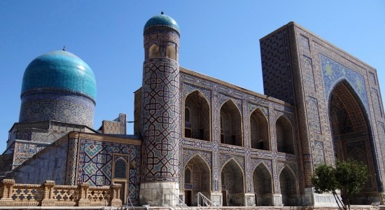 Mosque built by the Timurids in Samarqand, Transoxania