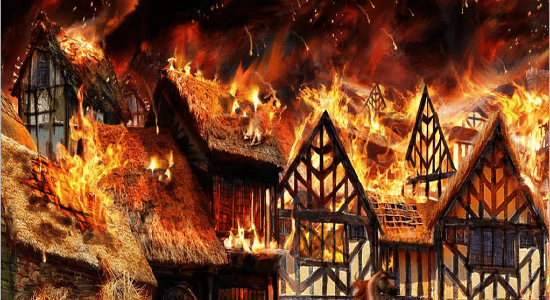 Fire was a near-permanent danger to medieval housing