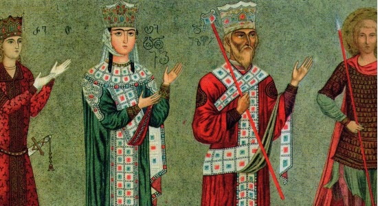 Queen Tamar and King George III of Georgia