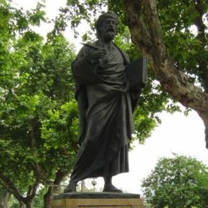 A statue of Marco Polo in Hangzhou, China