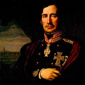 Christian de Meza, the Danish commander-in-chief who was forced to retreat from the Danevirke