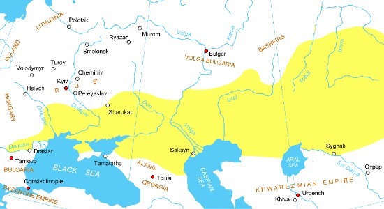 The Cuman-Qipchaq confederation, 1200CE