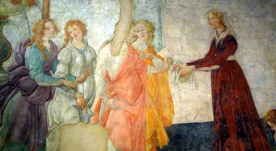 'Venus and the Three Graces Presenting Gifts to a Young Woman'