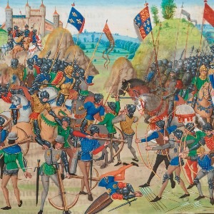 Battle of Crécy (1346 CE), English victory