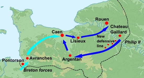 The second stage of the Normandy Campaigns: Philip's counter-offensive