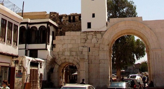 Remains of the Eastern Gate of Damascus