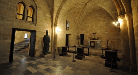 Interior of the Palace of the Grandmaster, a relic of the Hospitaller presence on Rhodes