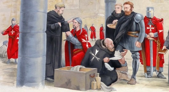 The Knights Hospitaller were first and foremost (combat) medics